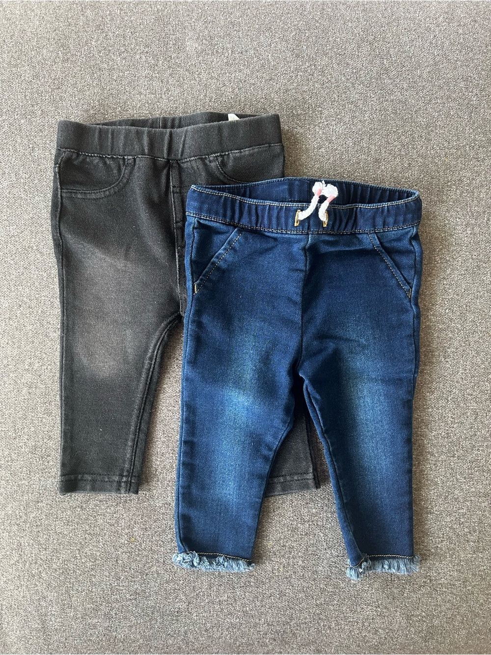 Two-Pack Infant Girls Jeans Leggings